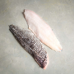 Black Bass Fillets with skin on by FishFinery