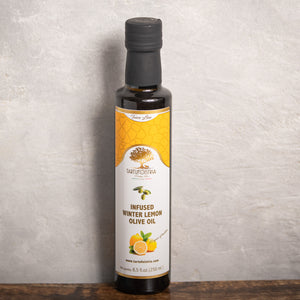 Infused Winter Lemon Olive Oil by Fishfinery  Edit alt text