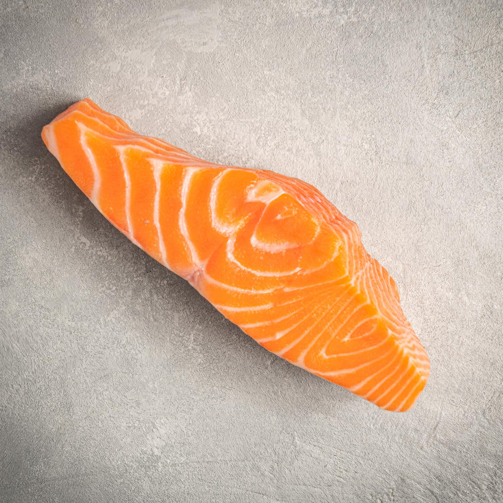 Ora King Salmon Fillet side view by FishFinery